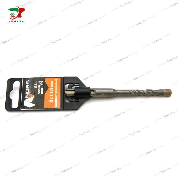 مته 4 شیار SDS سایز 8mm نورس