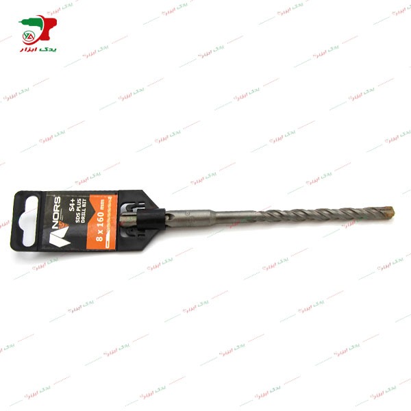 مته 4 شیار SDS سایز 8mm با طول 160 نورس